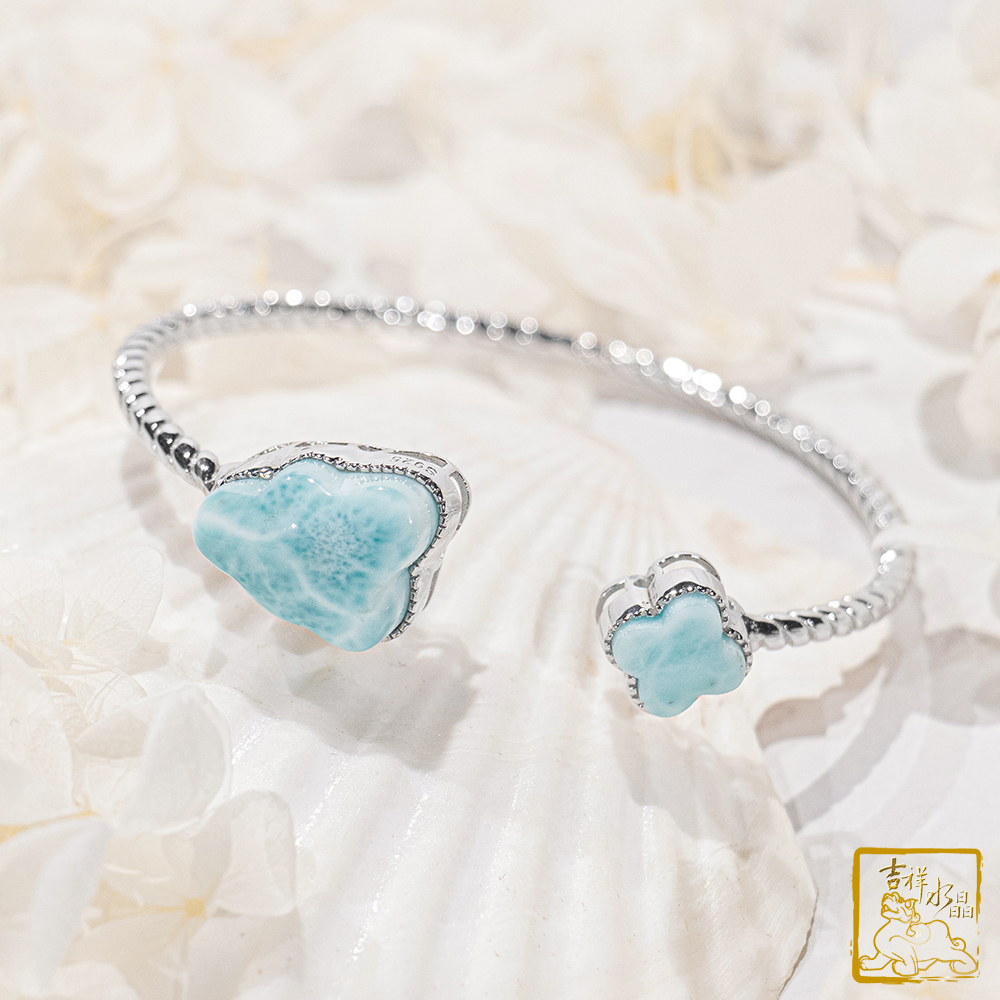 拉利瑪雲朵小幸運手環 14.1g 平穩思緒