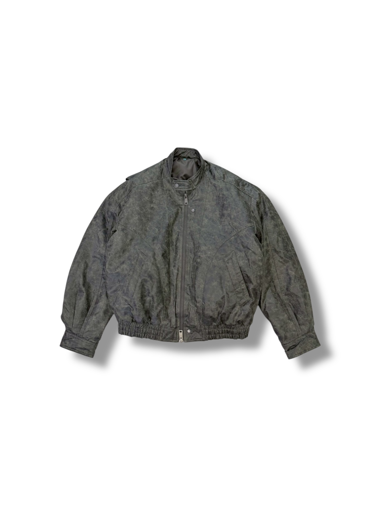 Symphony 皮外套-岩石紋路鋪棉-精品做工