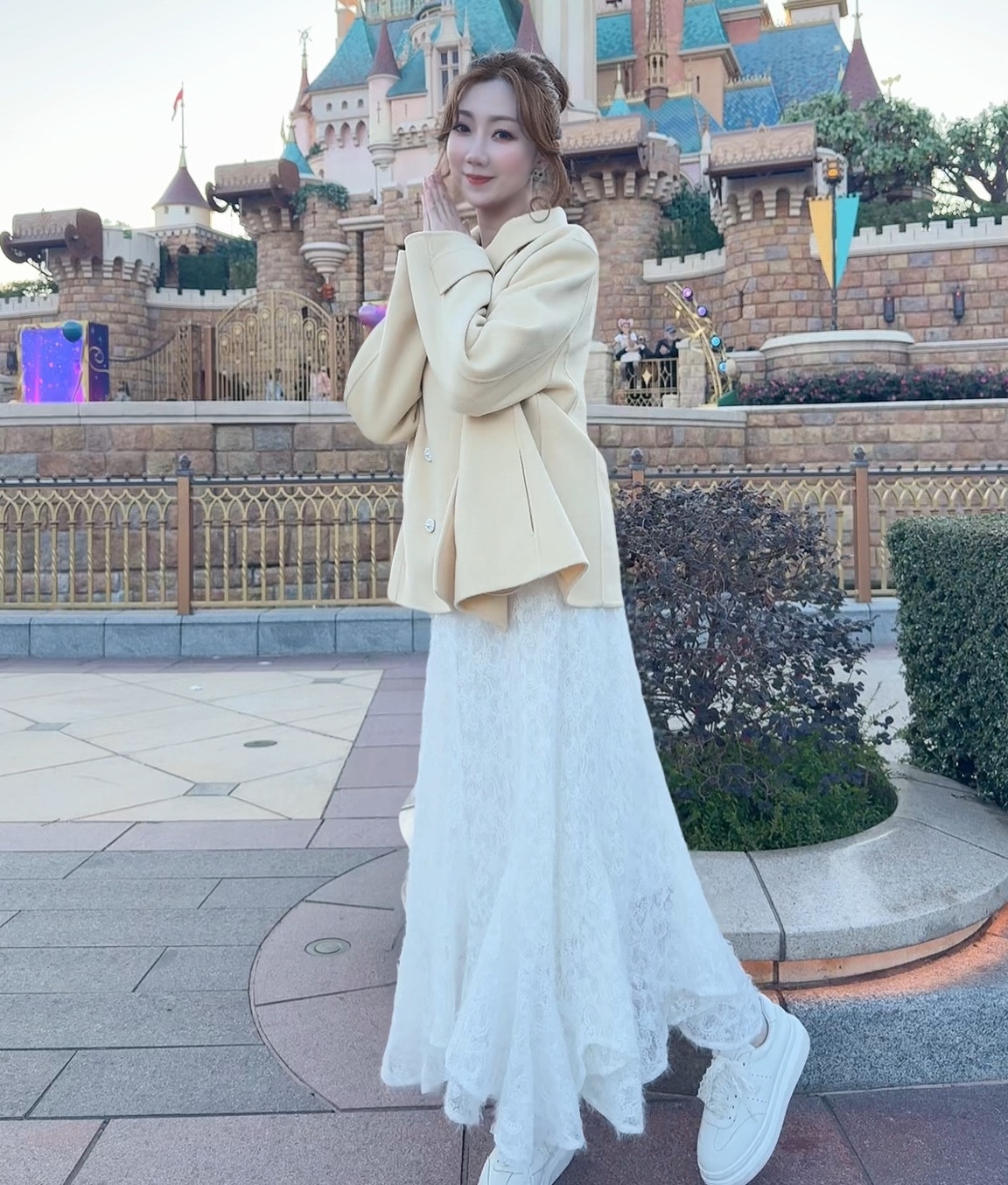 *BJ2 MADE SERIES* THE HANDMADE BUTTER CREAM YELLOW CASHMERE WOOL COAT KR 1126