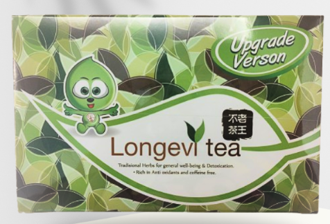 CA260107-Y84-LongeviTea 不老茶王 黑面將軍 + 優盾草 + 杜仲葉 +葉下珠[40 包] (EXP 12/2027)