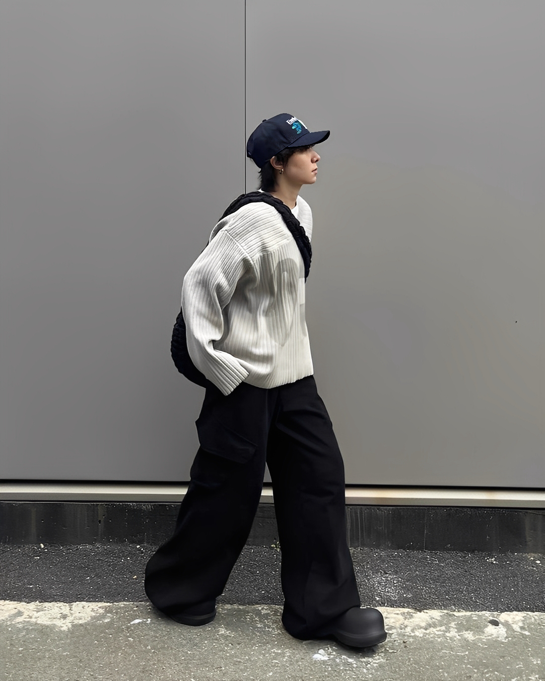 美式 復古 03 V領 針織 毛衣