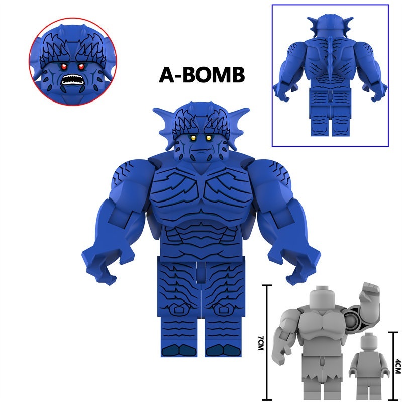 Hulk A-Bomb Custom Minifigures Fit Lego (7CM) AF358