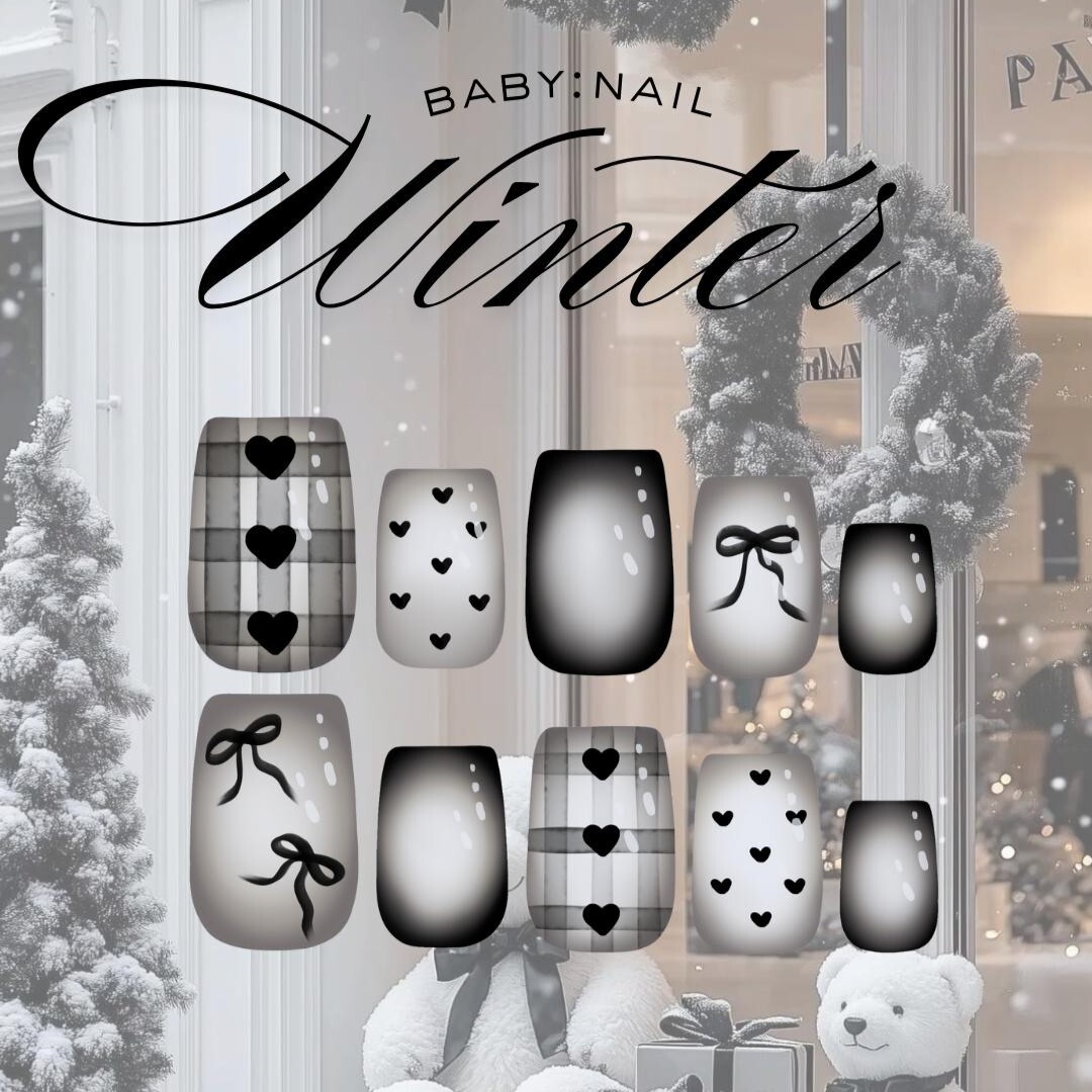 baby:nail ︳Cute Black and White