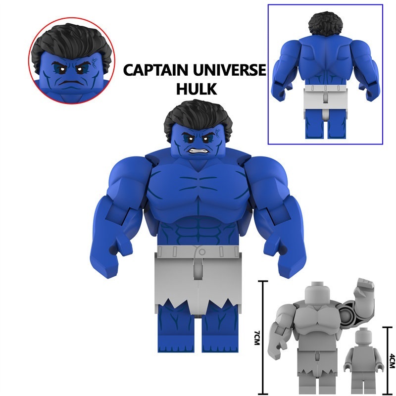 Hulk Custom Minifigures Set Fit lego (7CM) AF356-AF359