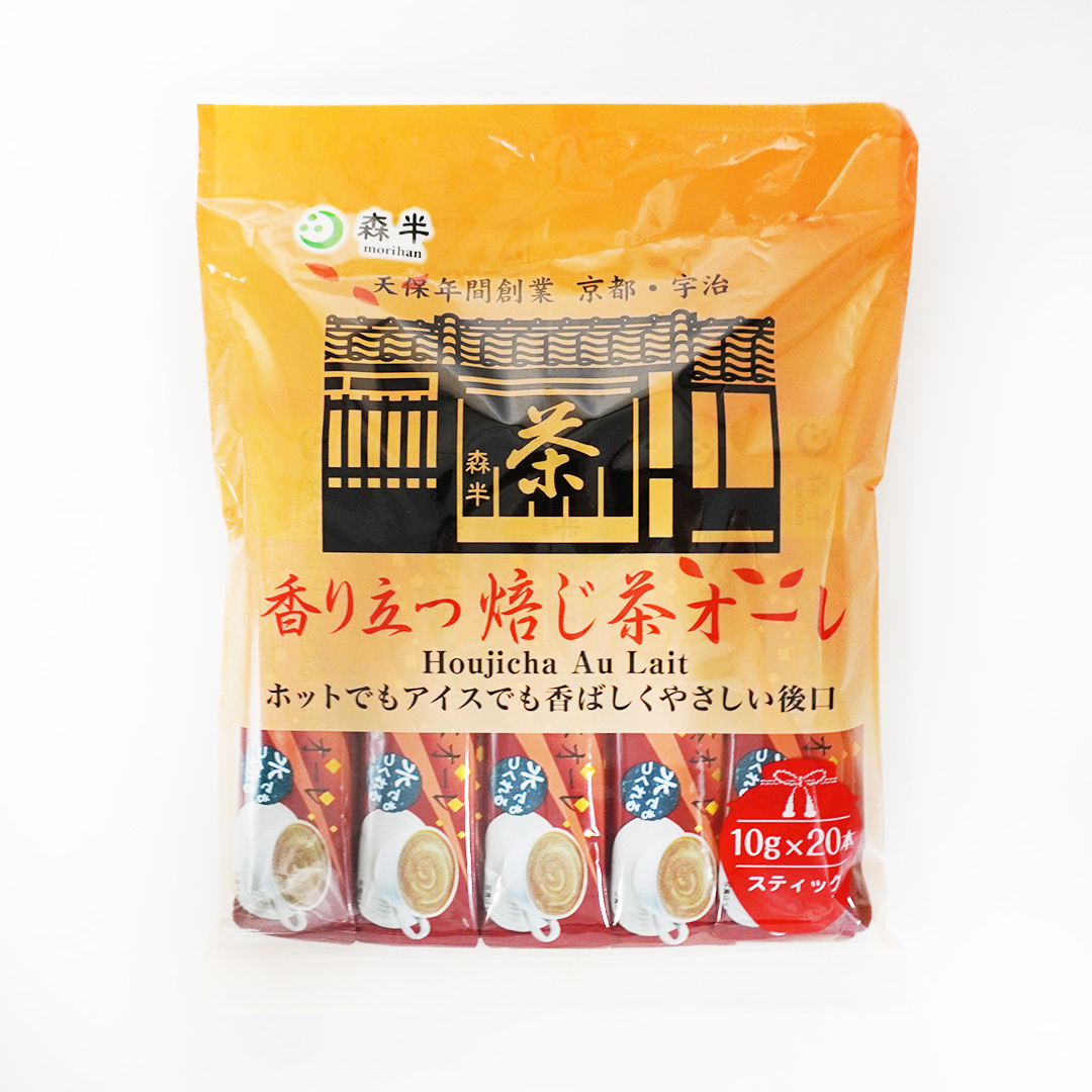 【多莉推薦】JP 冷熱沖 森半濃厚焙茶歐蕾 20條 7628 TK260108