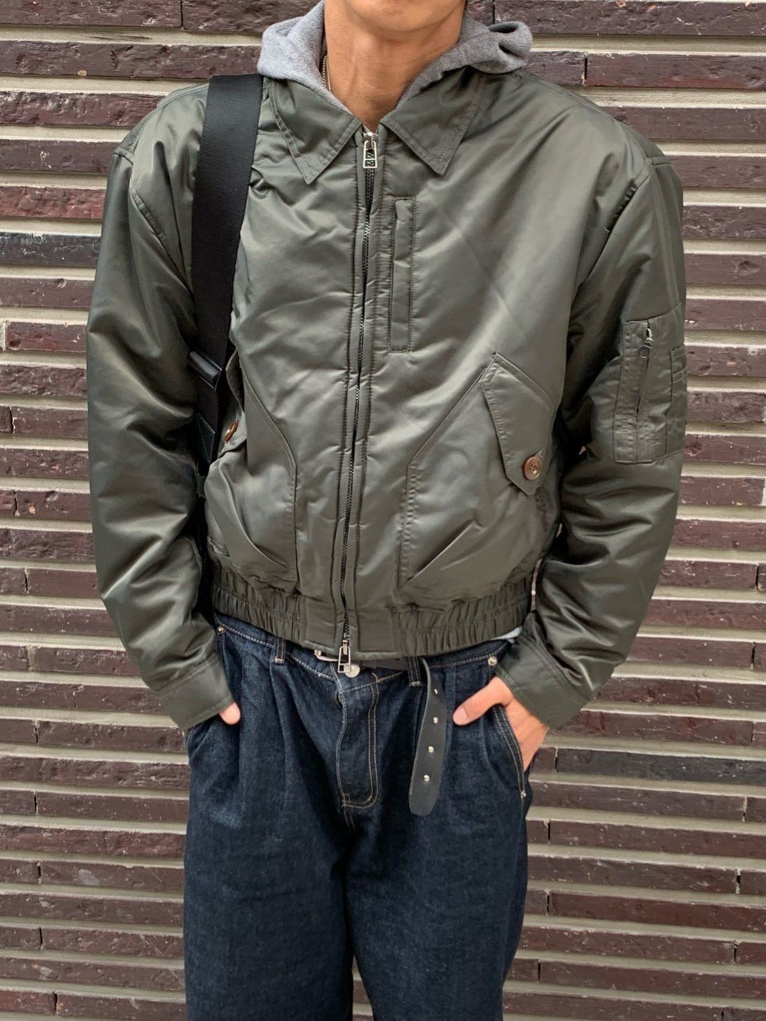 淨色反領拉鍊外套 MENTO-018JK