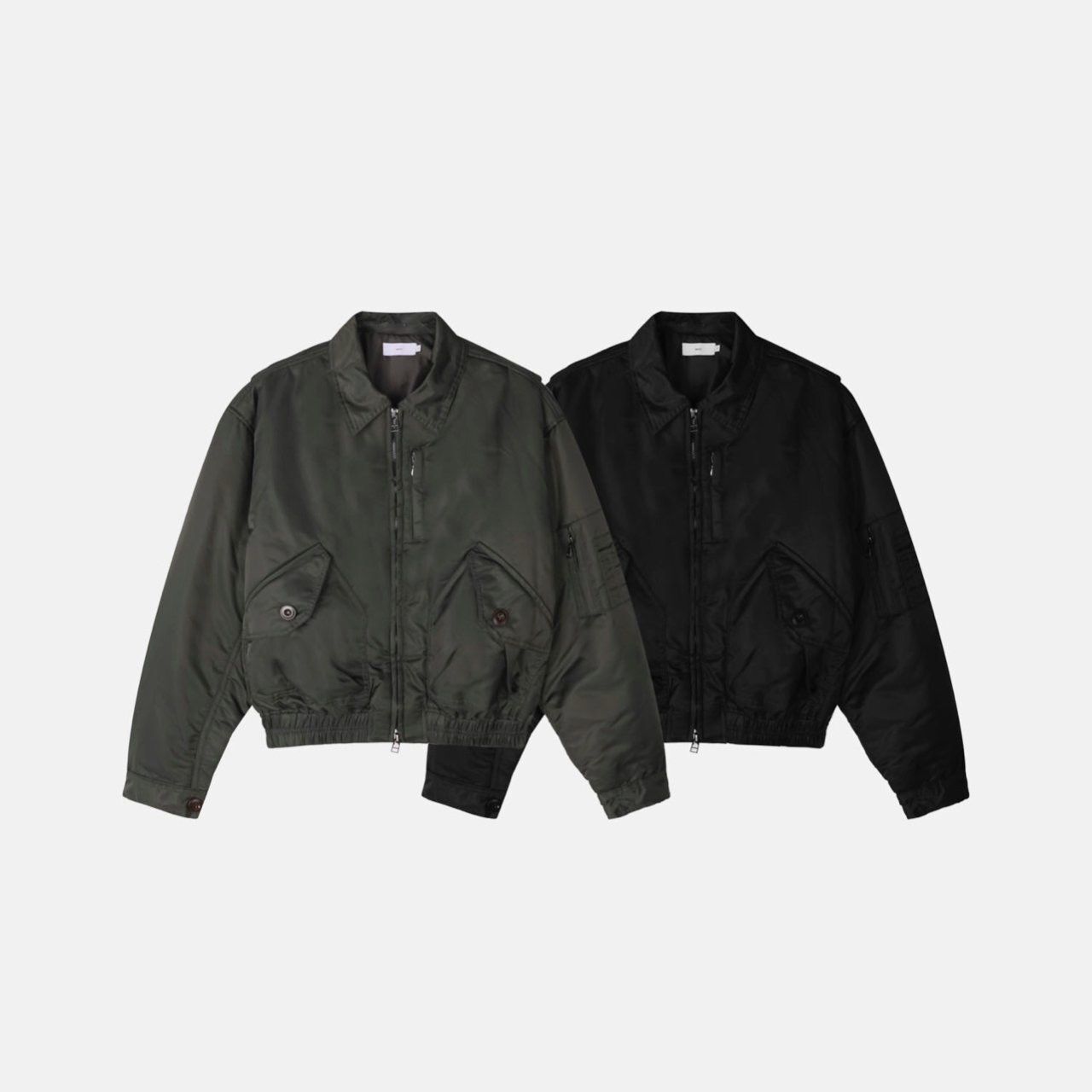 淨色反領拉鍊外套 MENTO-018JK