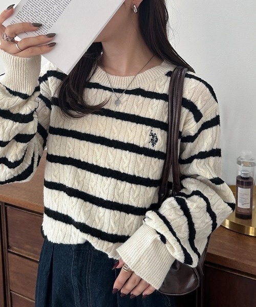 U.S. POLO ASSN. / cable knit