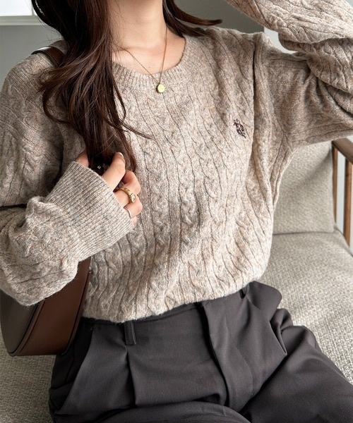 U.S. POLO ASSN. / cable knit