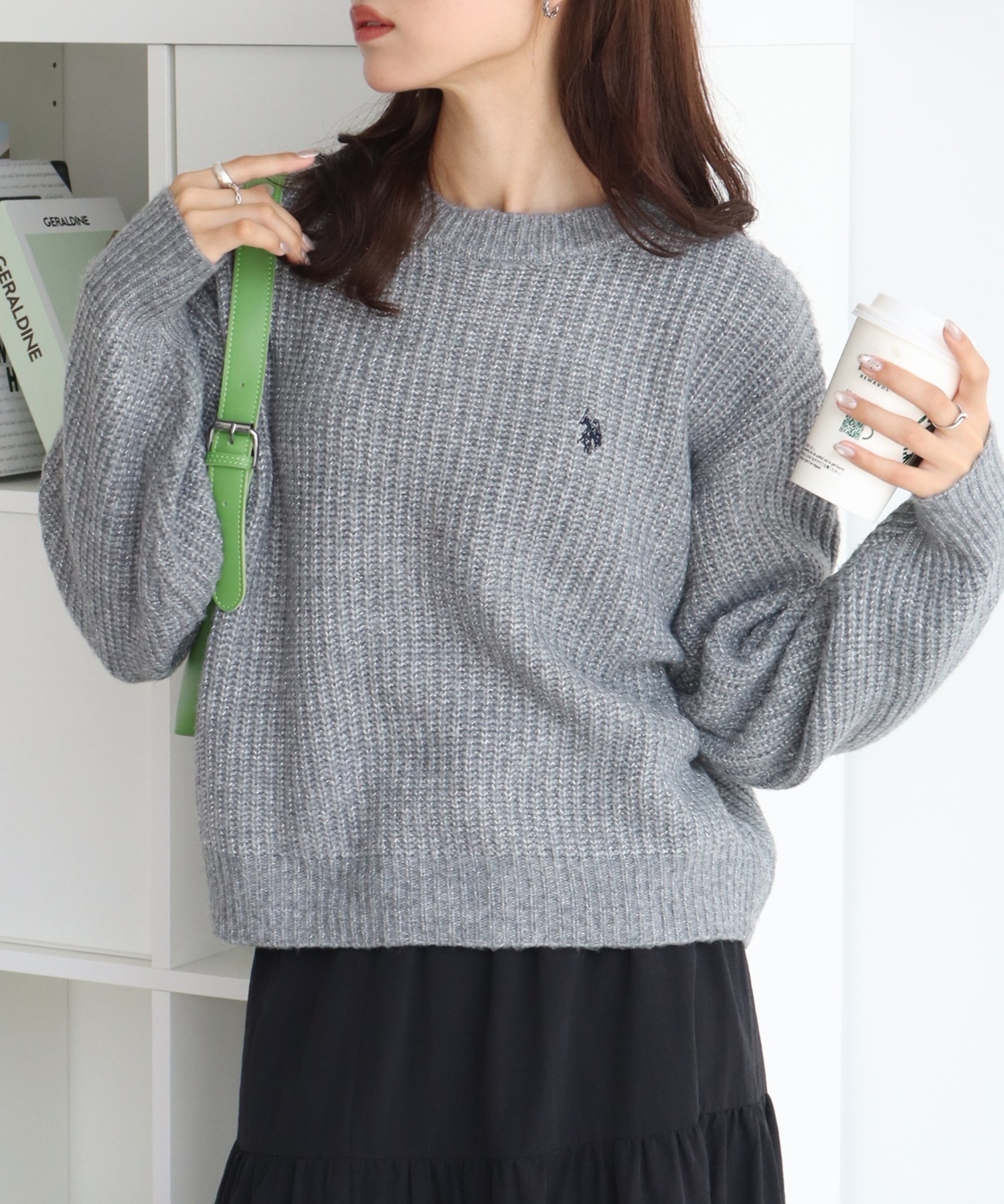 U.S. POLO ASSN. / Crew Neck Knit Sweater