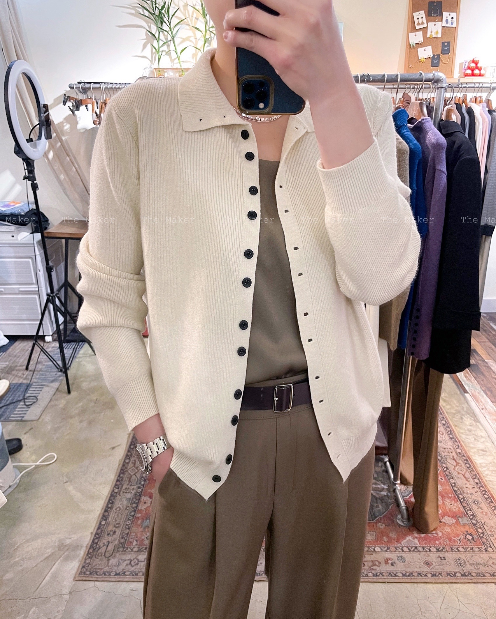 🔘 雙鈕顯瘦針織Cardigan 🔘