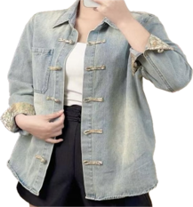 0109An57-春節靚衫-中式牛仔外套（A57）