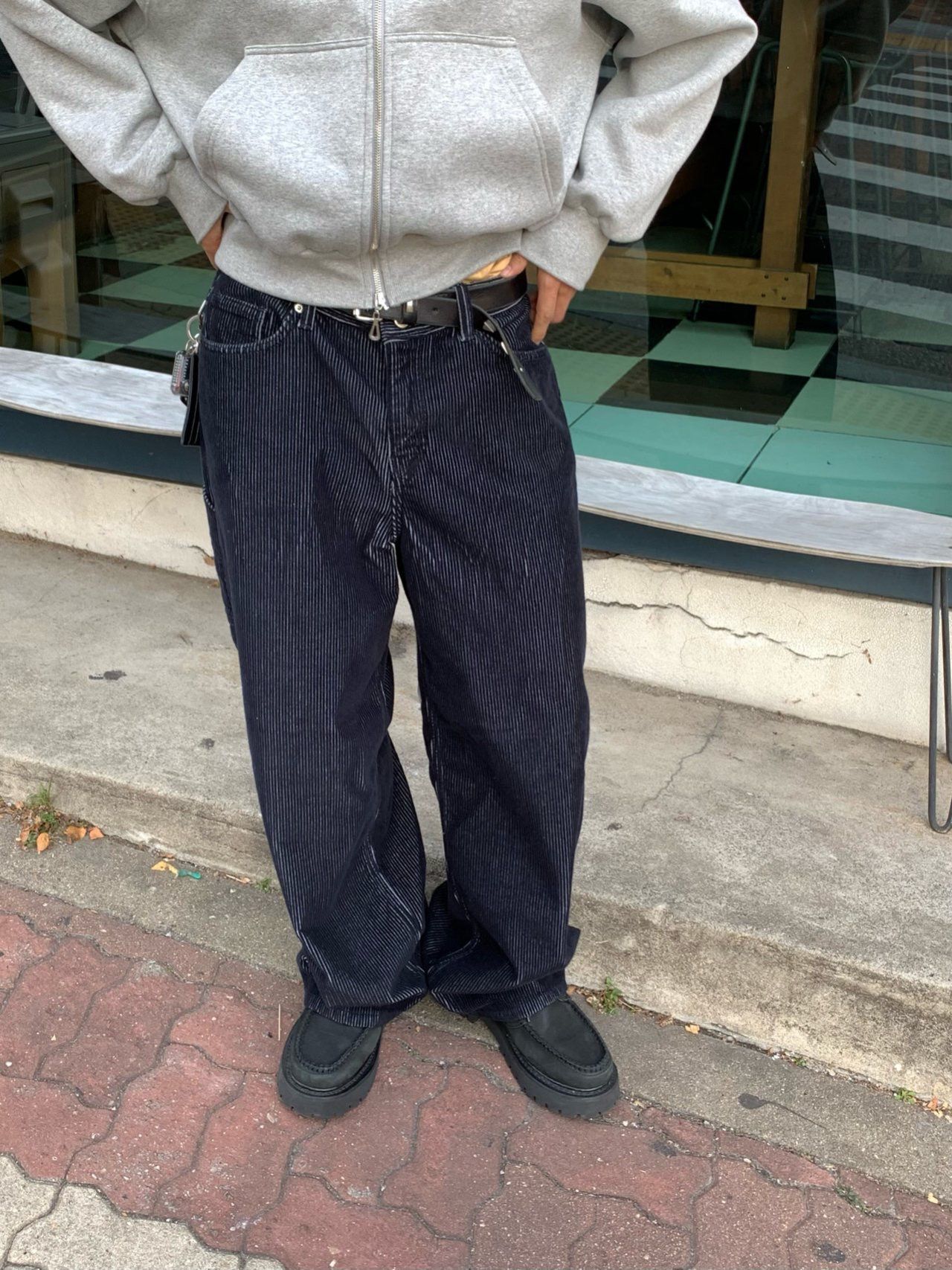 淨色鬆身褲 MENTO-026P