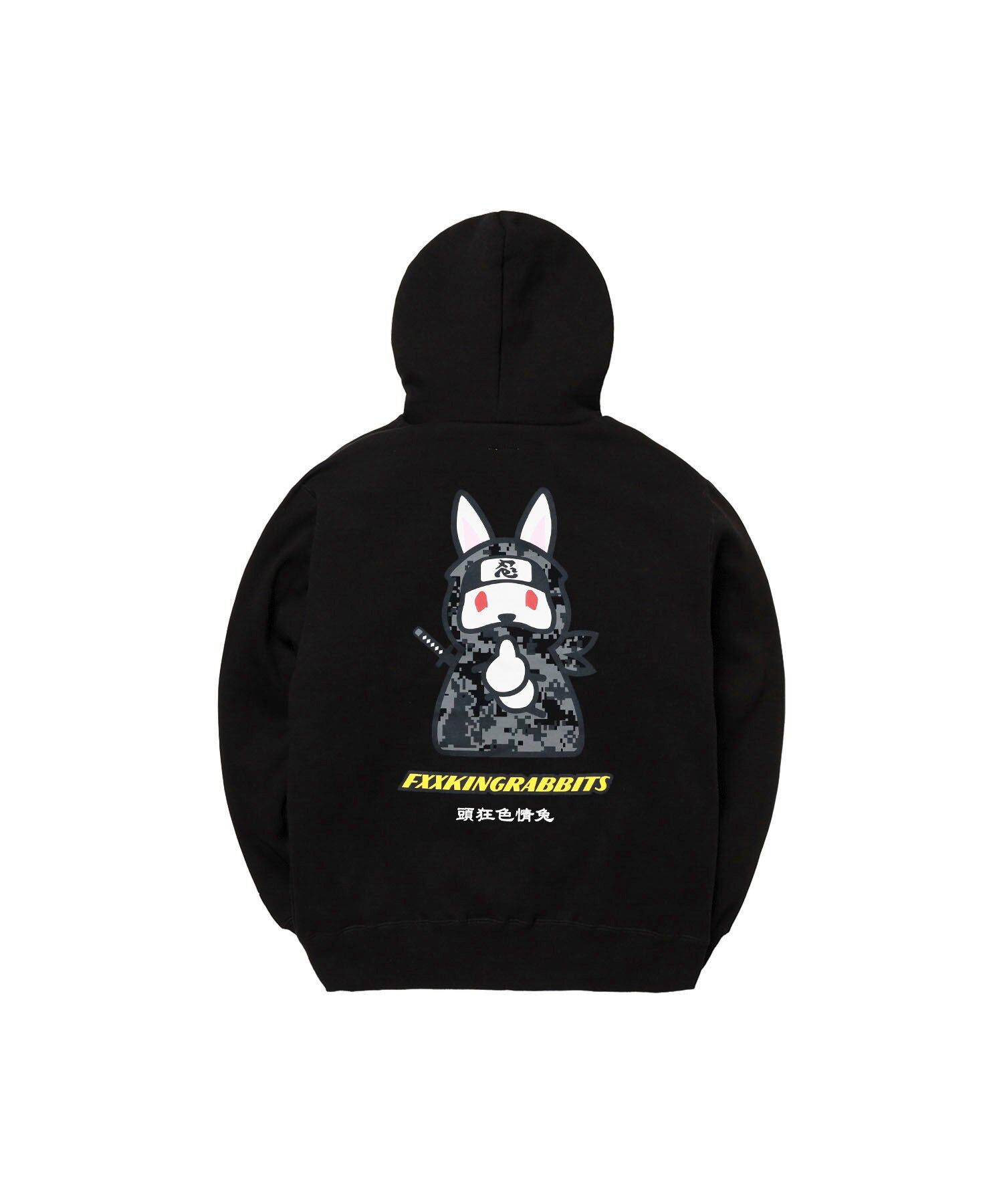 『日本連線中』2025AW FR2 色情兔 Ninja Rabbit Hoodie 帽T FRC4298