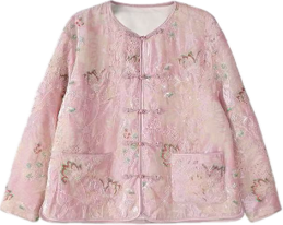 0109An83-春節靚衫-中式外套(粉紅)（A83）