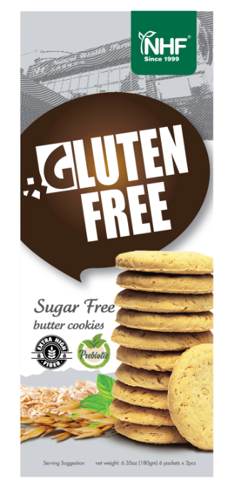 CA260107-Y11-NHF-Gluten Free Cookies-SUGAR FREE (180G *6EA) (EXP 5/2027)