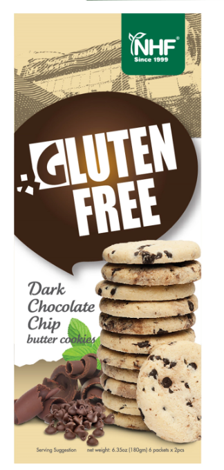 CA260107-Y12-NHF-Gluten Free Cookies-Dark Chocolate Chip(180G *6EA) (EXP 5/2027)