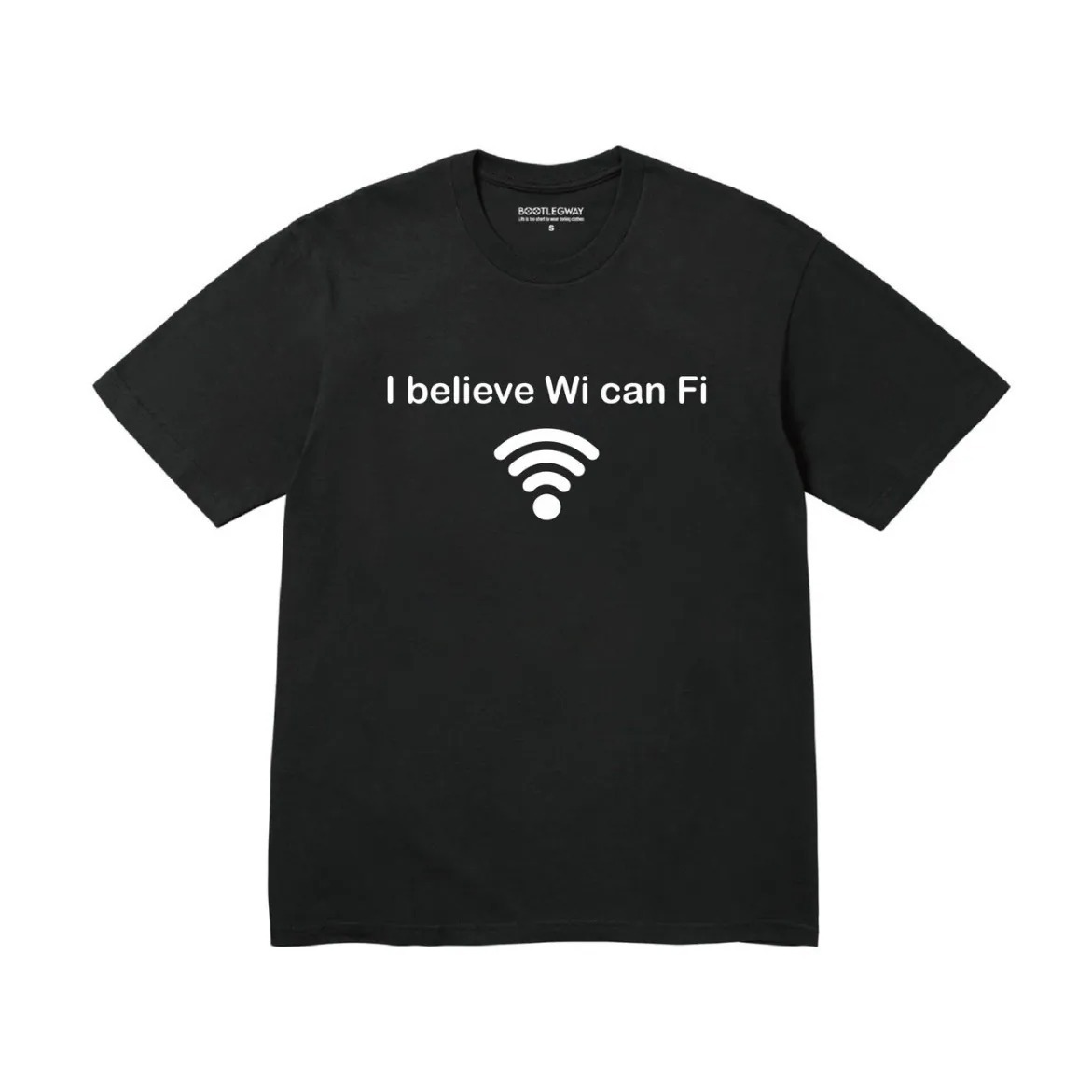 Bootlegway｜"WiFi" Tee (Black/White)
