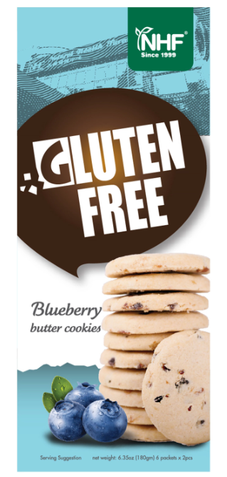 CA260107-Y15-NHF-Gluten Free Cookies-Blueberry (180G *6EA) (EXP 5/2027)