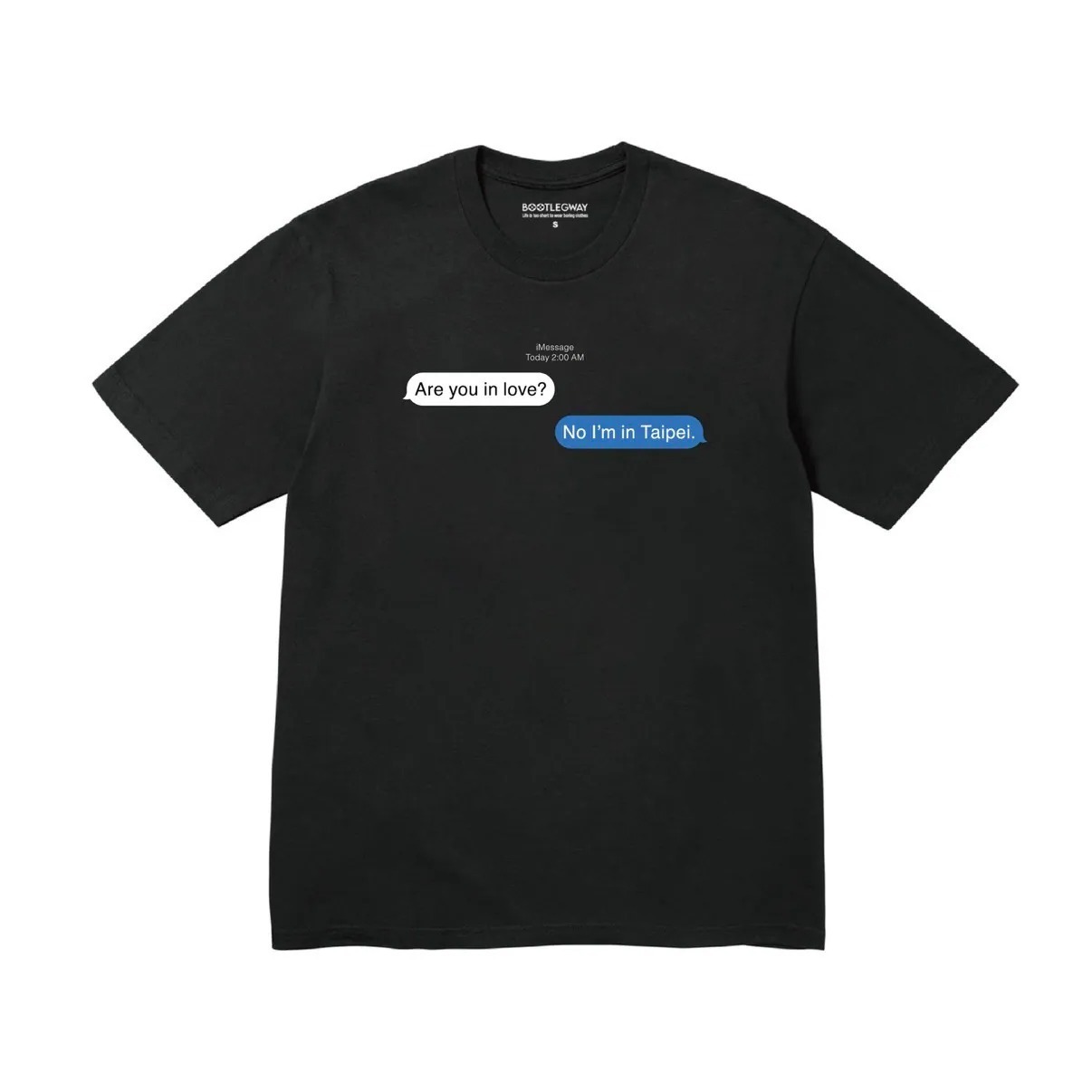 Bootlegway｜"TAIPEI" Tee (Black/White)