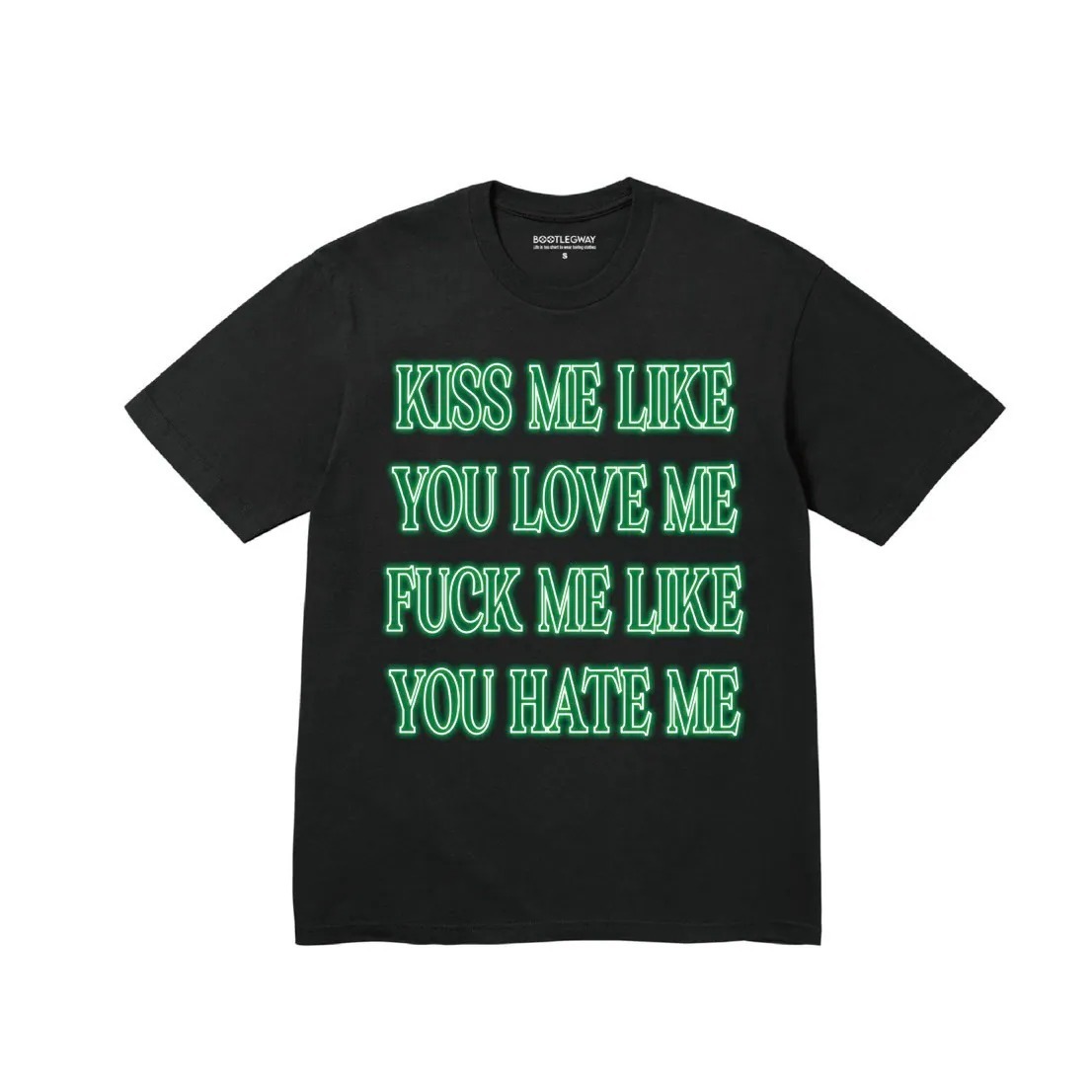 Bootlegway｜"LOVE/HATE" Tee (Black/White)