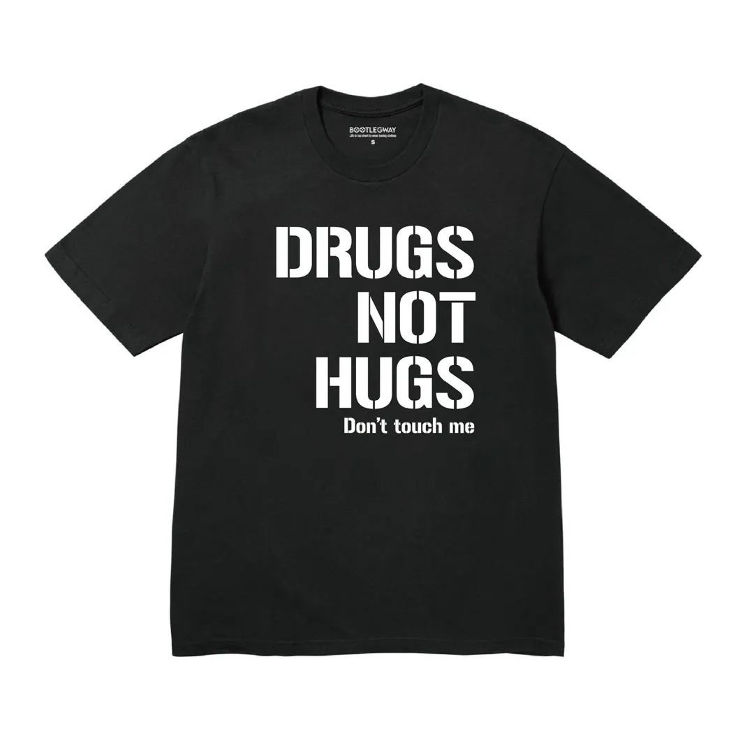 Bootlegway｜"DRUG" Tee (Black/White)