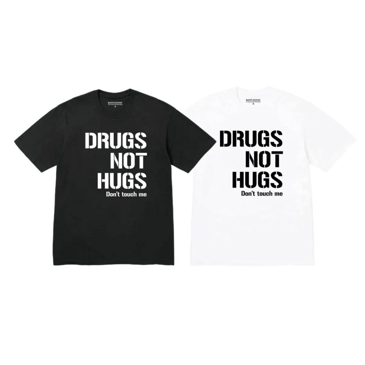 Bootlegway｜"DRUG" Tee (Black/White)