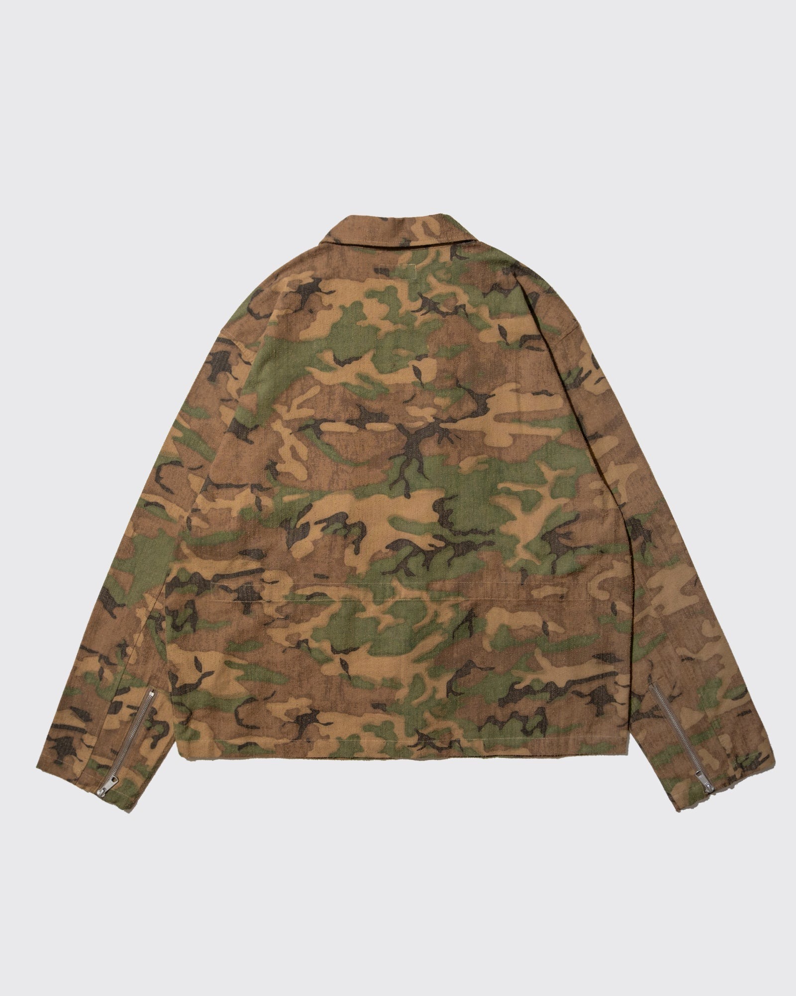 DeMarco Distressed Camo Sim Riders JKT