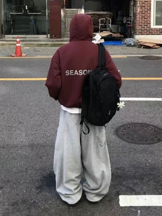 英文字連帽拉鍊外套(雙面) GARMENTS-068JK