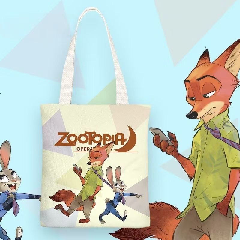 ZOOTOPIA 卡通疯狂动物城  帆布袋