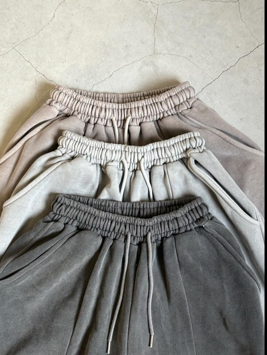 洗水淨色可束腳運動褲 Seeot-093P