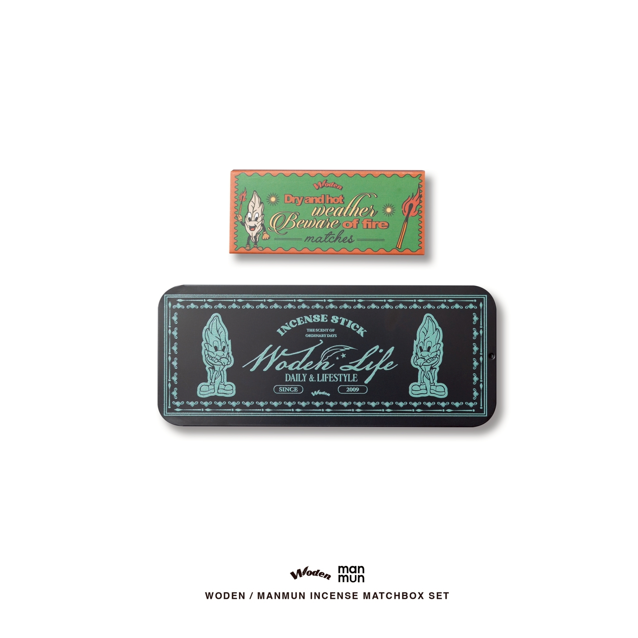 WODEN / manmun Incense Matchbox Set