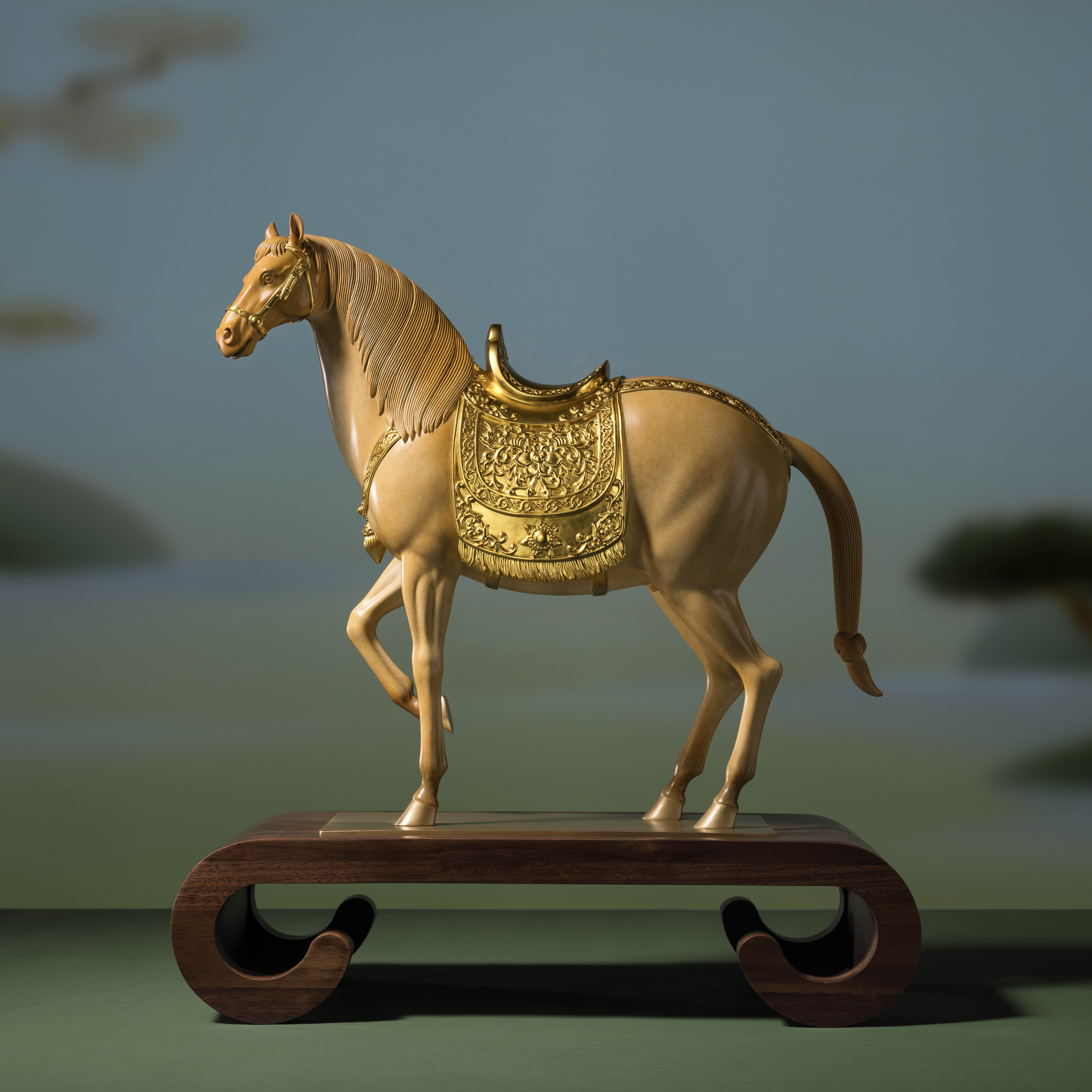 富貴唐馬(如意橙)