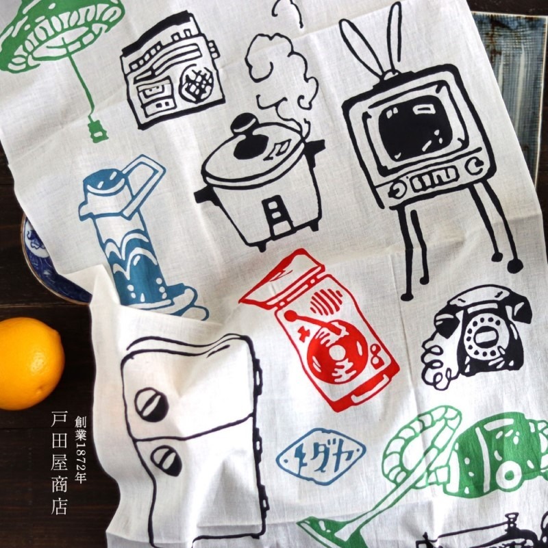 日和家用電器 純棉茶巾｜日本戸田屋商店