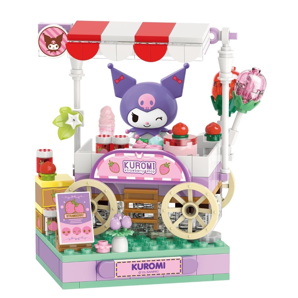 Kuromi 士多啤梨小店造型積木