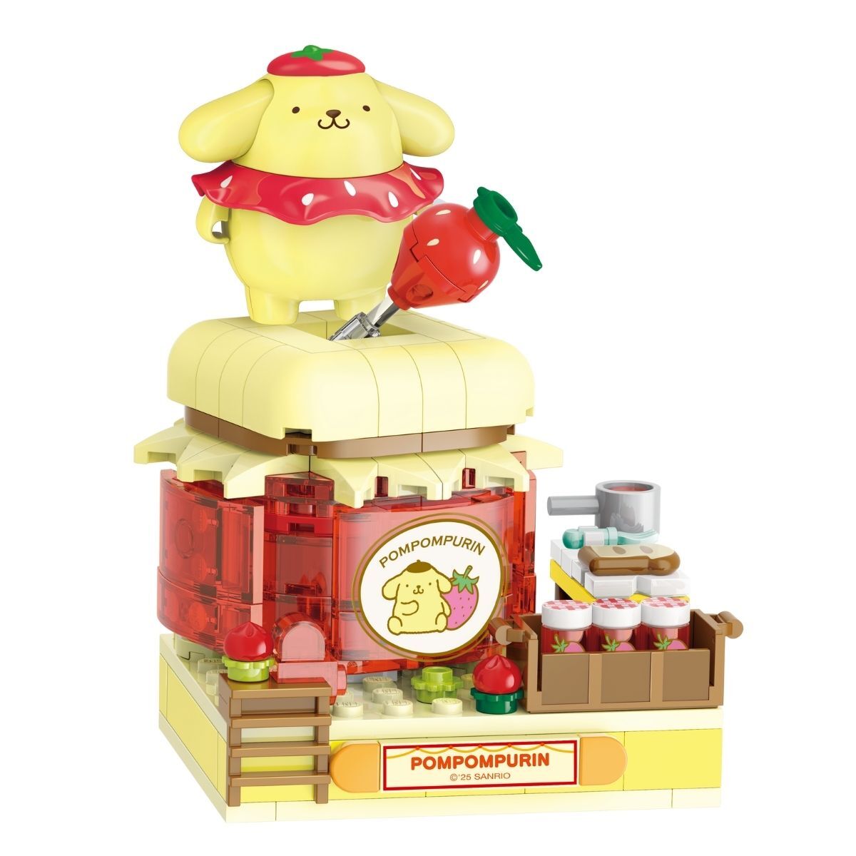Pompompurin 士多啤梨果醬工作坊造型積木