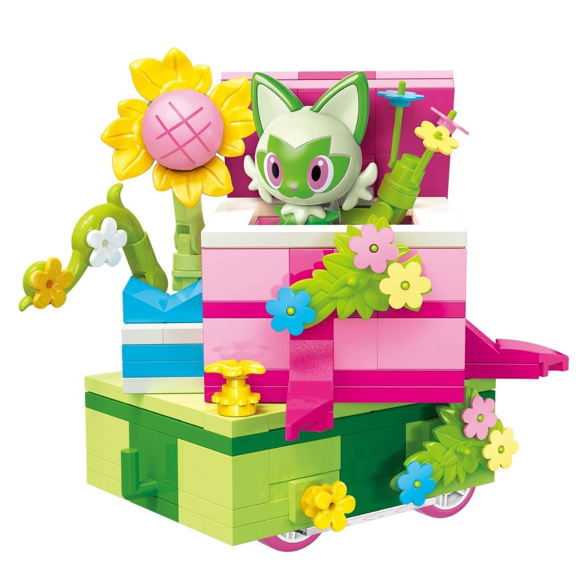 新葉喵花車巡游積木