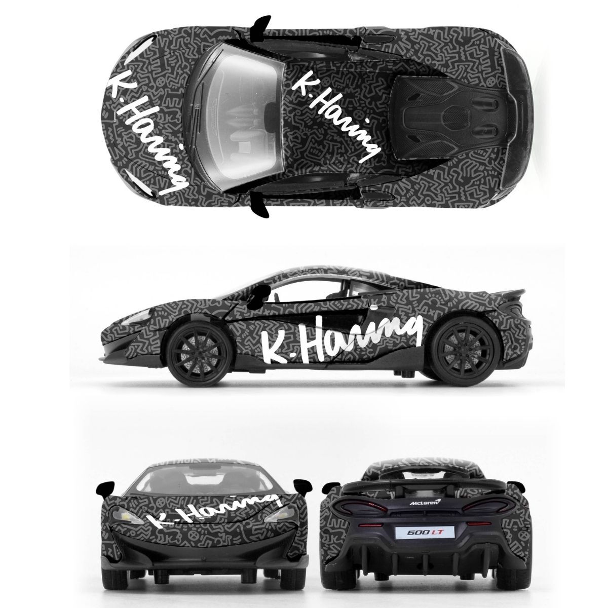 合金模型車 - 1:32McLaren600LT KeithHaring聯名黑色