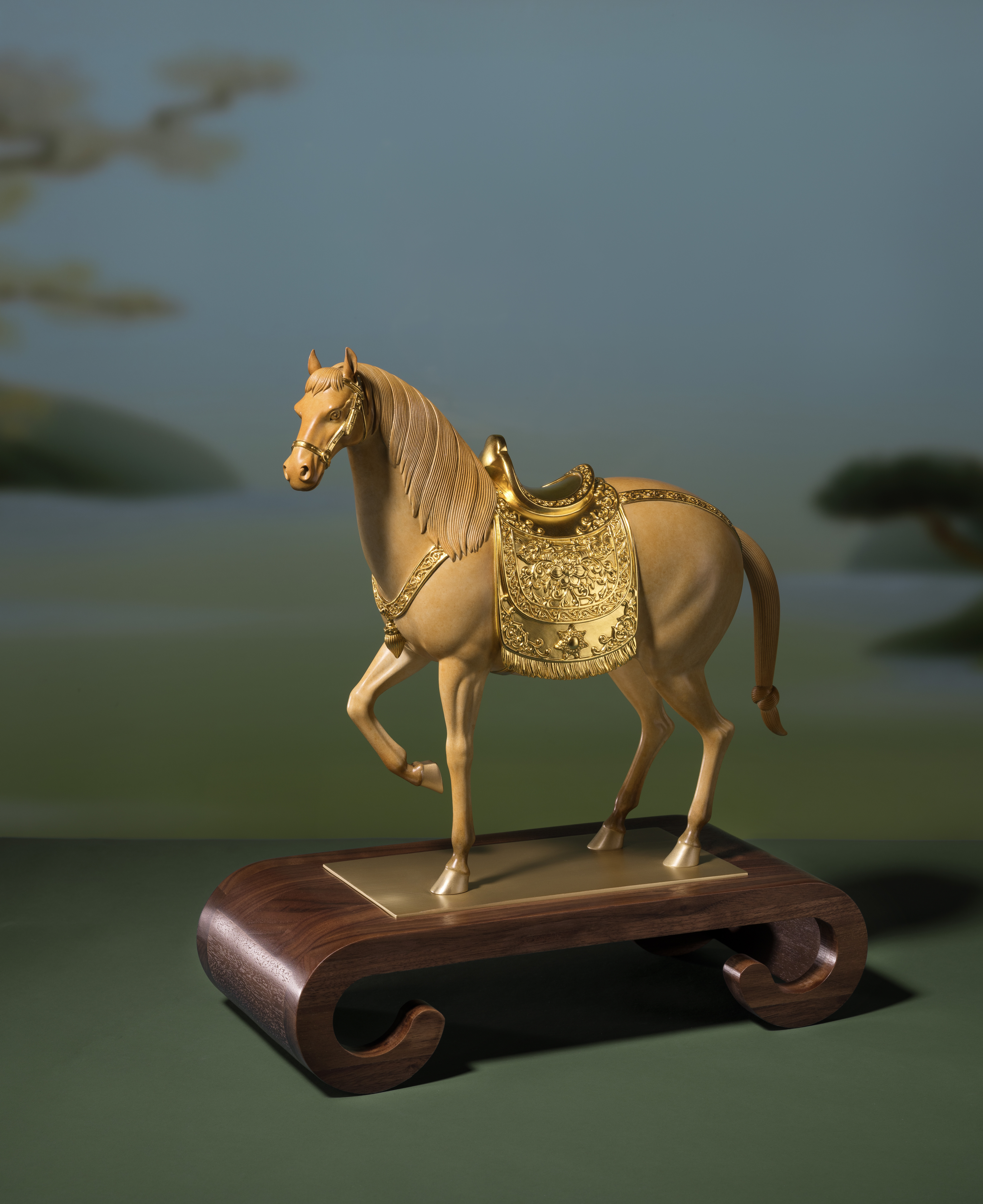 富貴唐馬(如意橙)