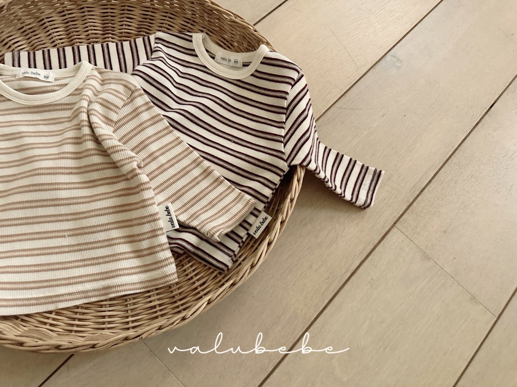 Valu Bebe Rose Stripe Tee