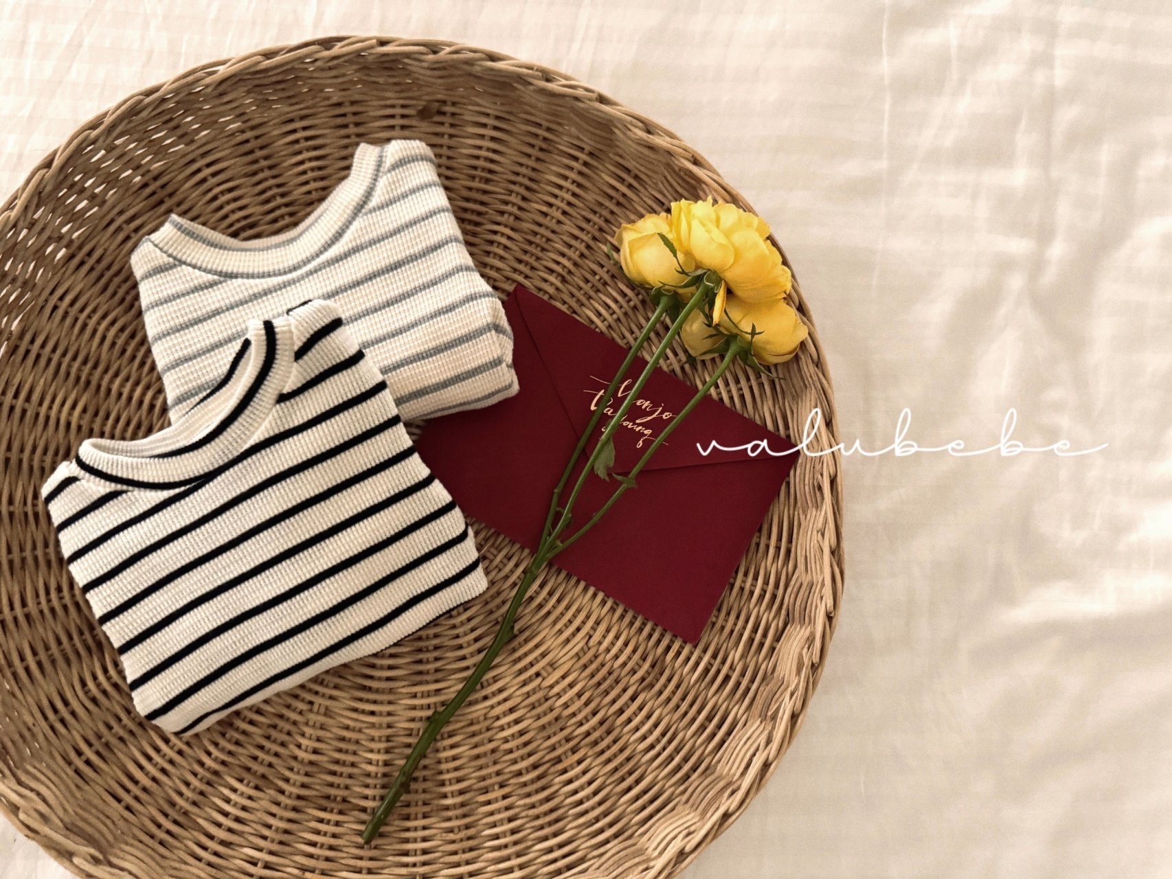Valu Bebe Ella Stripe Puff Tee