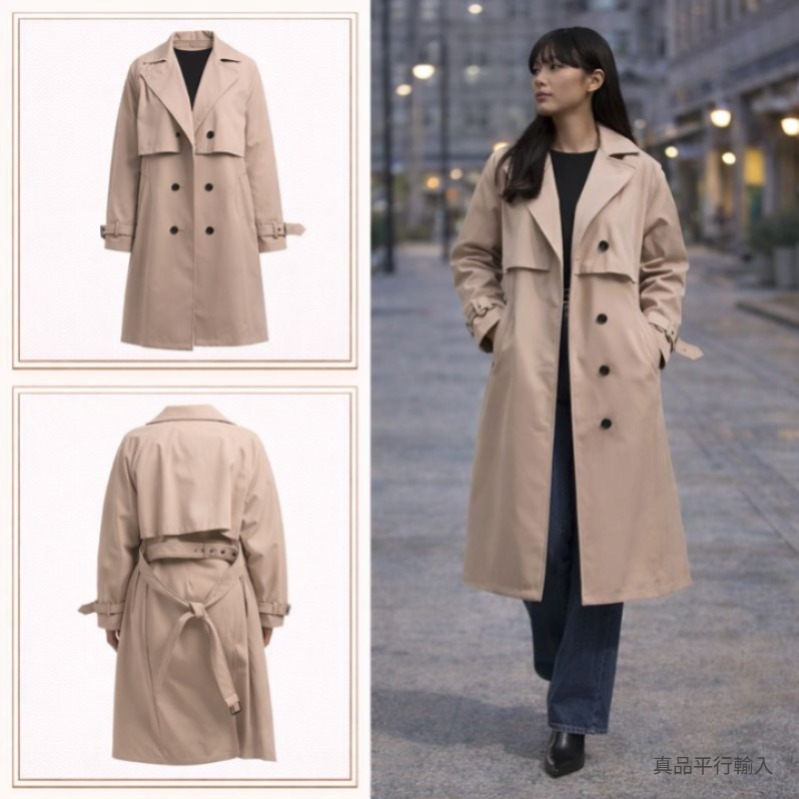 【預購】KARL LAGERFELD H010859 女裝長款風衣