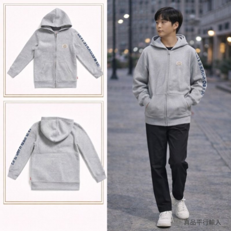 【預購】LEVIS H010862 男大童拉鏈外套