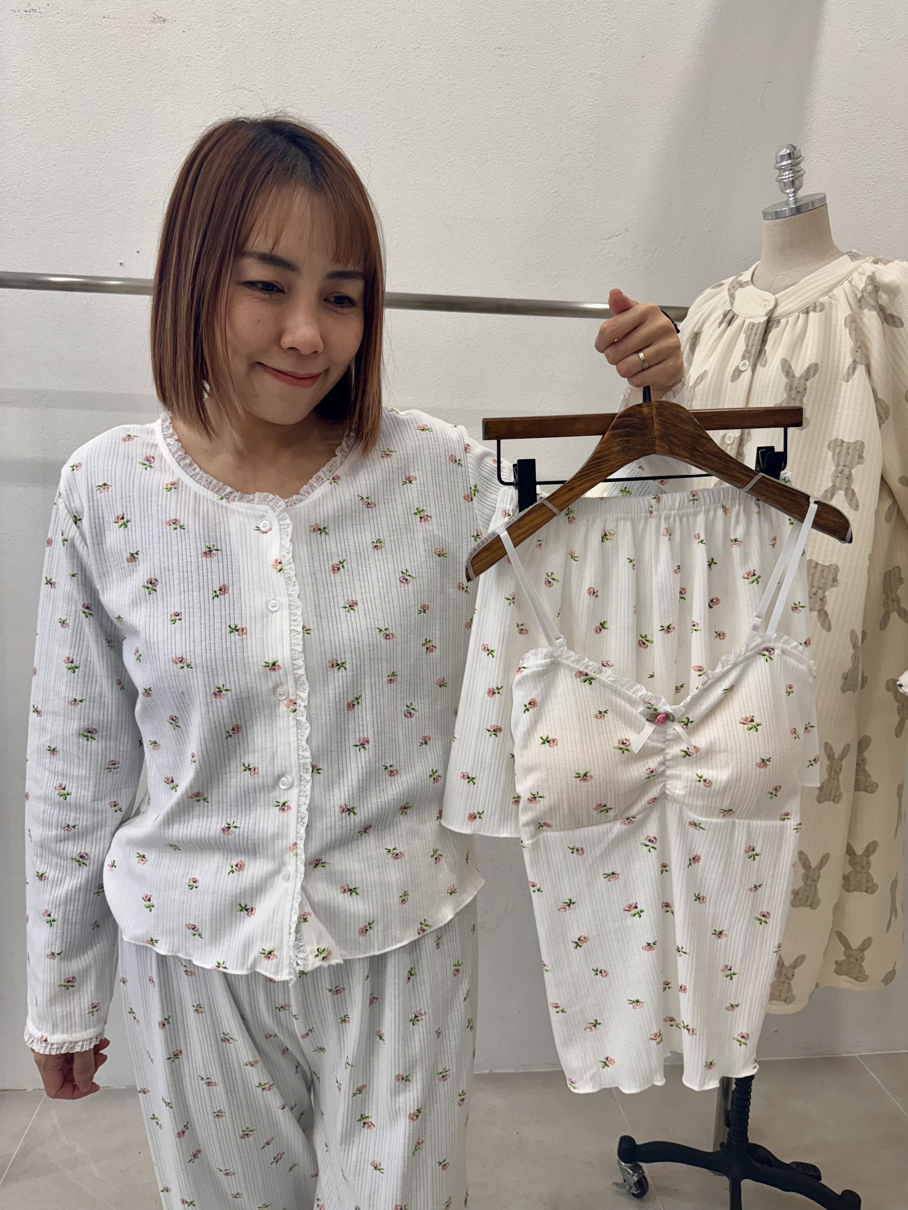 A1GR33碎花套裝*1套4件