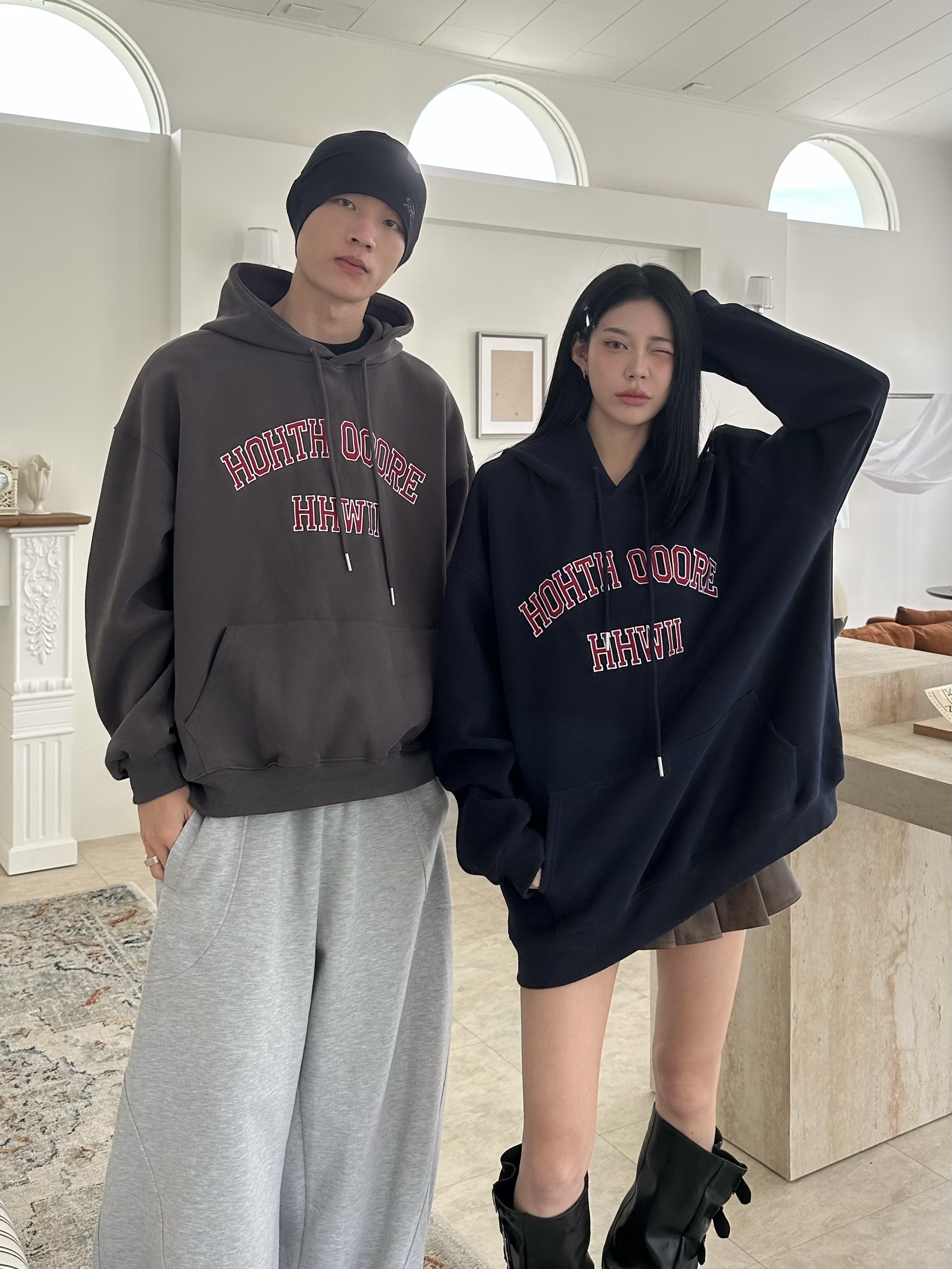 貼布字母大帽Tee