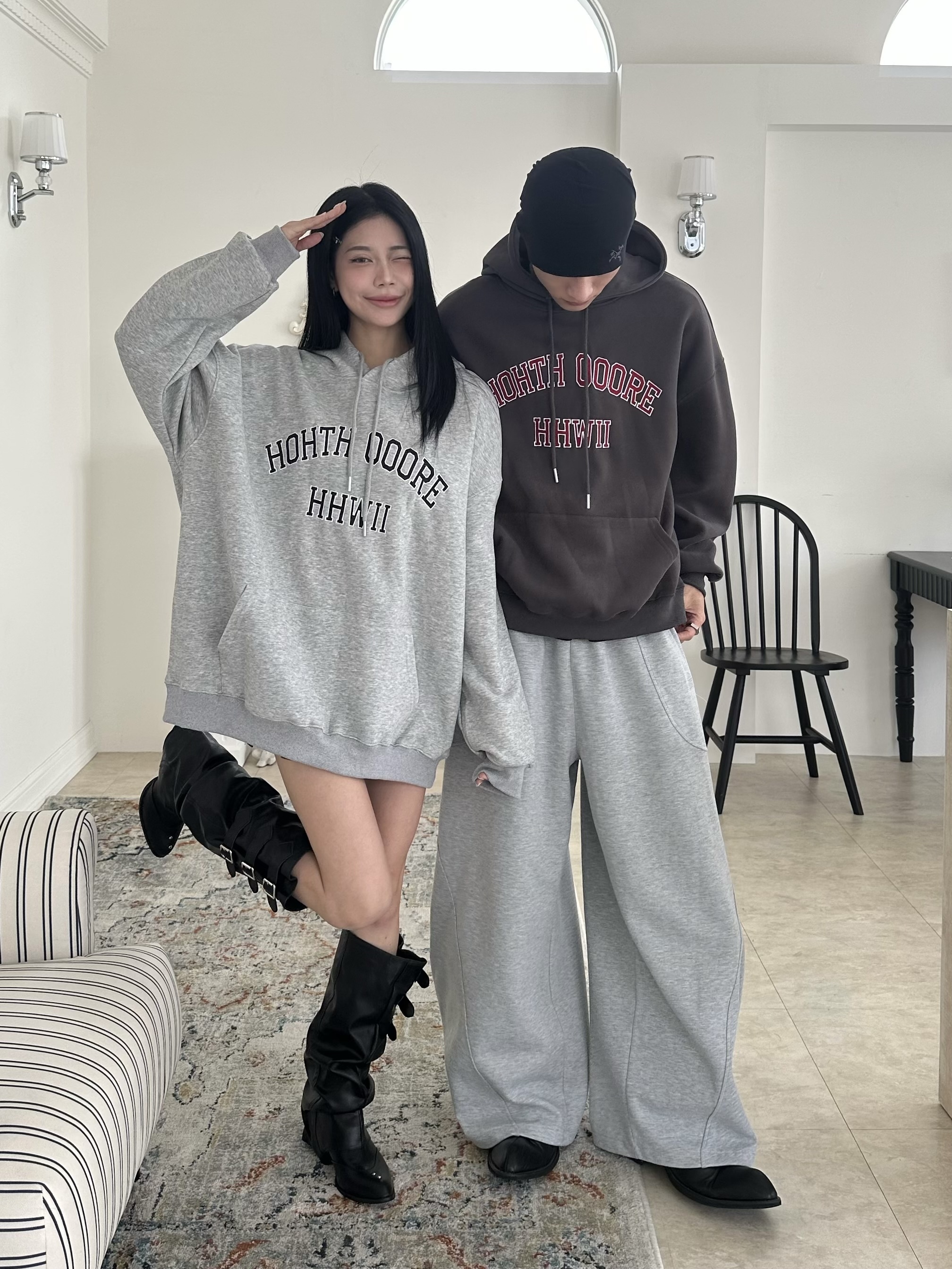 貼布字母大帽Tee