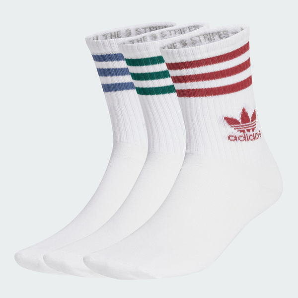 Adidas 愛迪達 Crew Sock 3str JI9471 中筒襪 運動襪 白紅綠藍