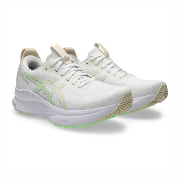 Asics 亞瑟士 GEL-Kayano 32 D 1012B839-102 女 慢跑鞋 寬楦 跑鞋 路跑 白 綠黃