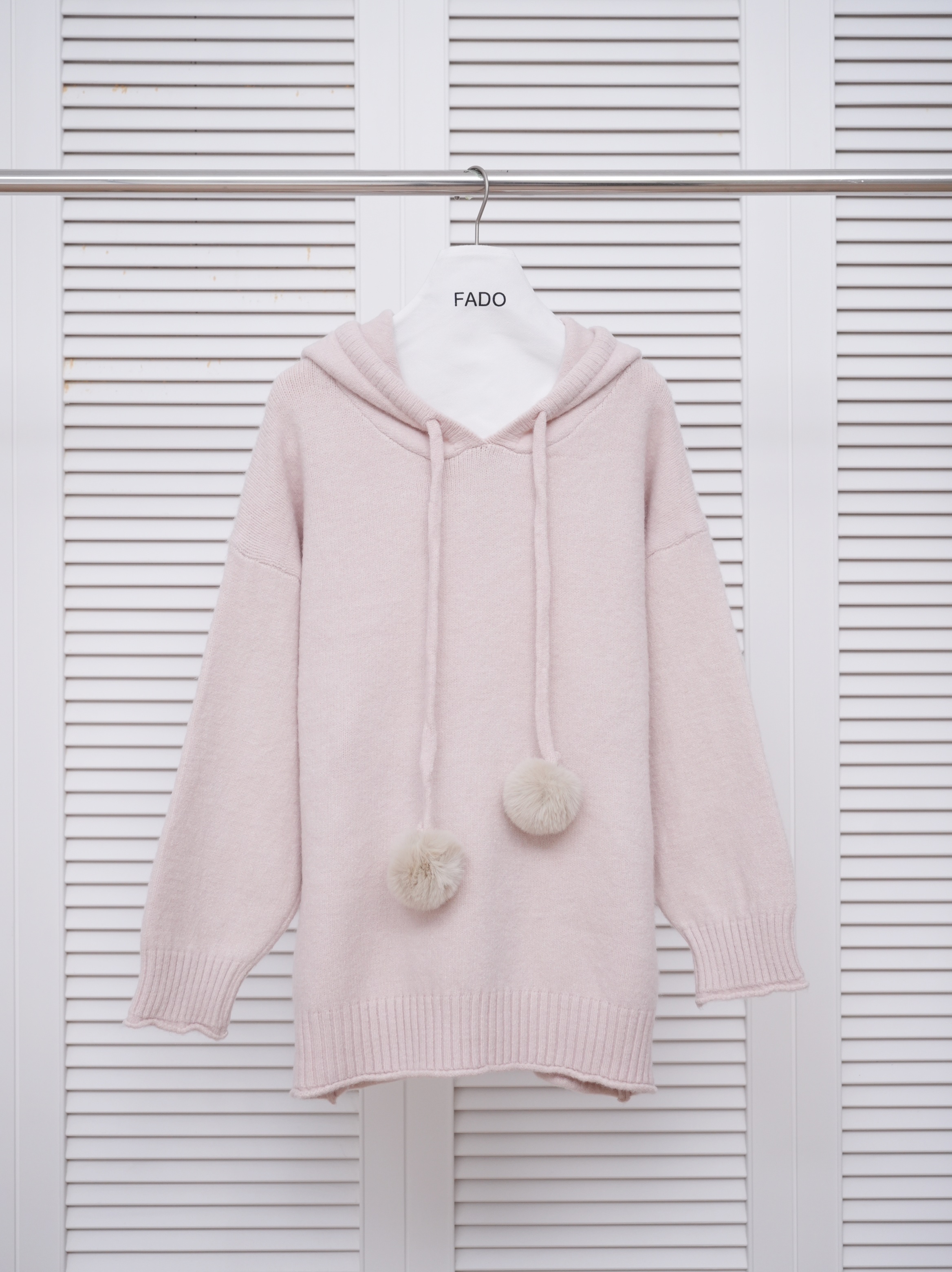 法朵Fado shop｜毛球連帽長板針織衫 0114082 五色