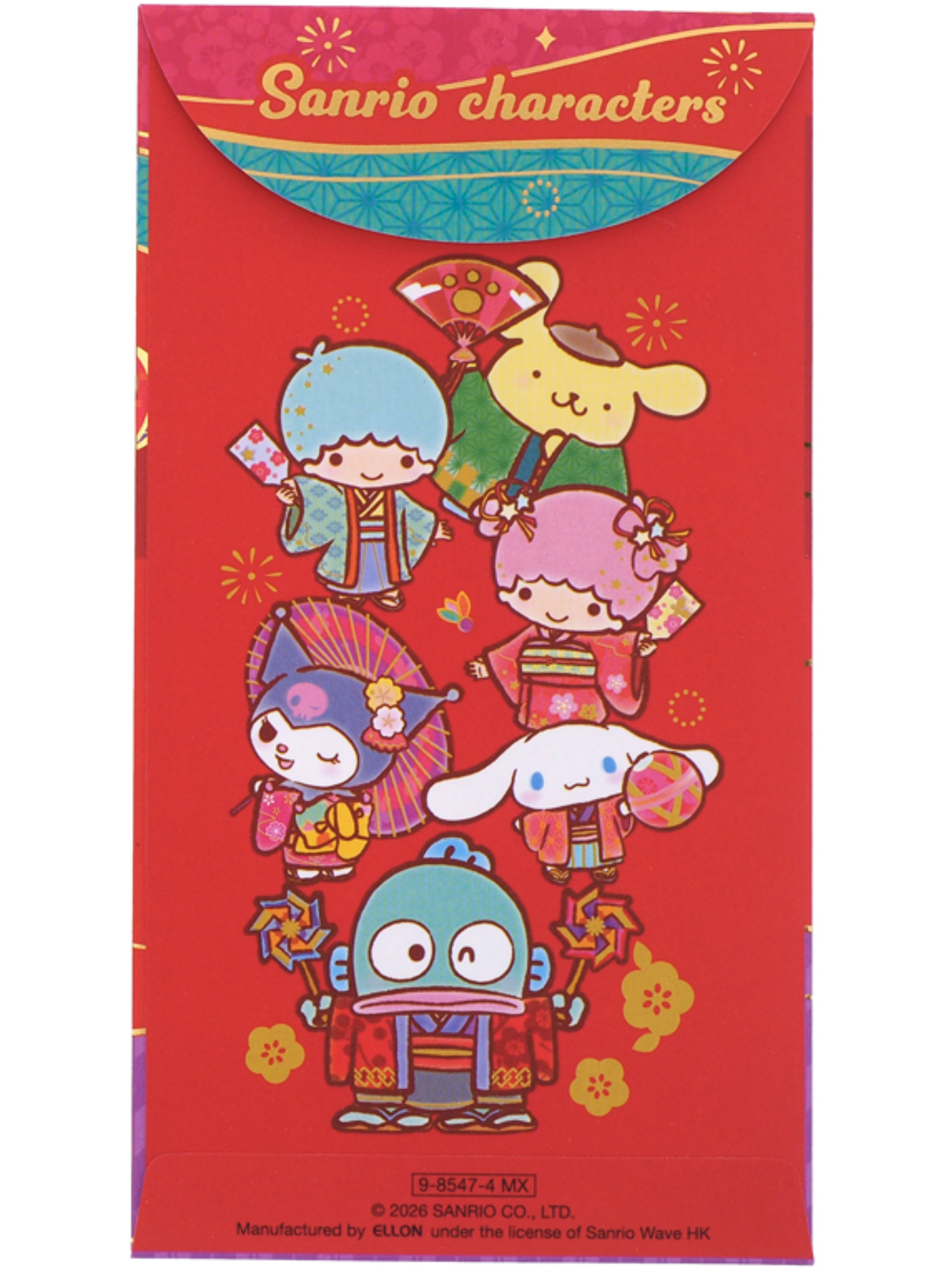 Mix Characters "迎春接福" 盒裝特大利是封 20個/盒 9-8547-4